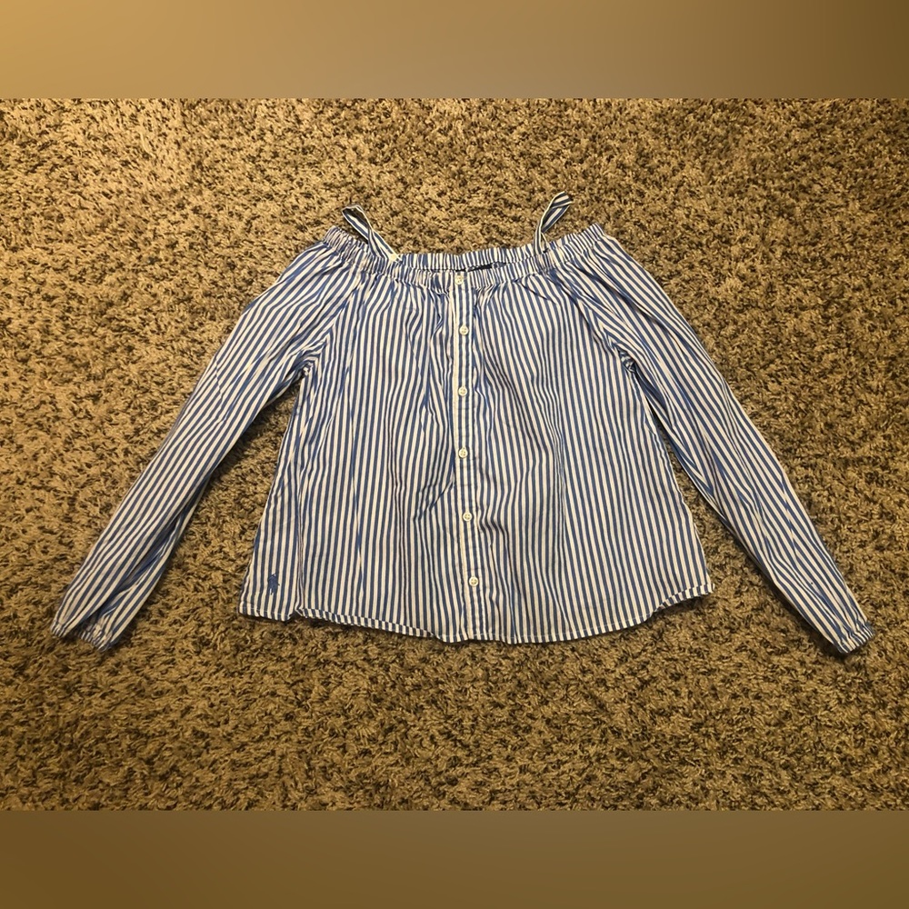 Girls’ Polo Ralph Lauren Striped Blouse